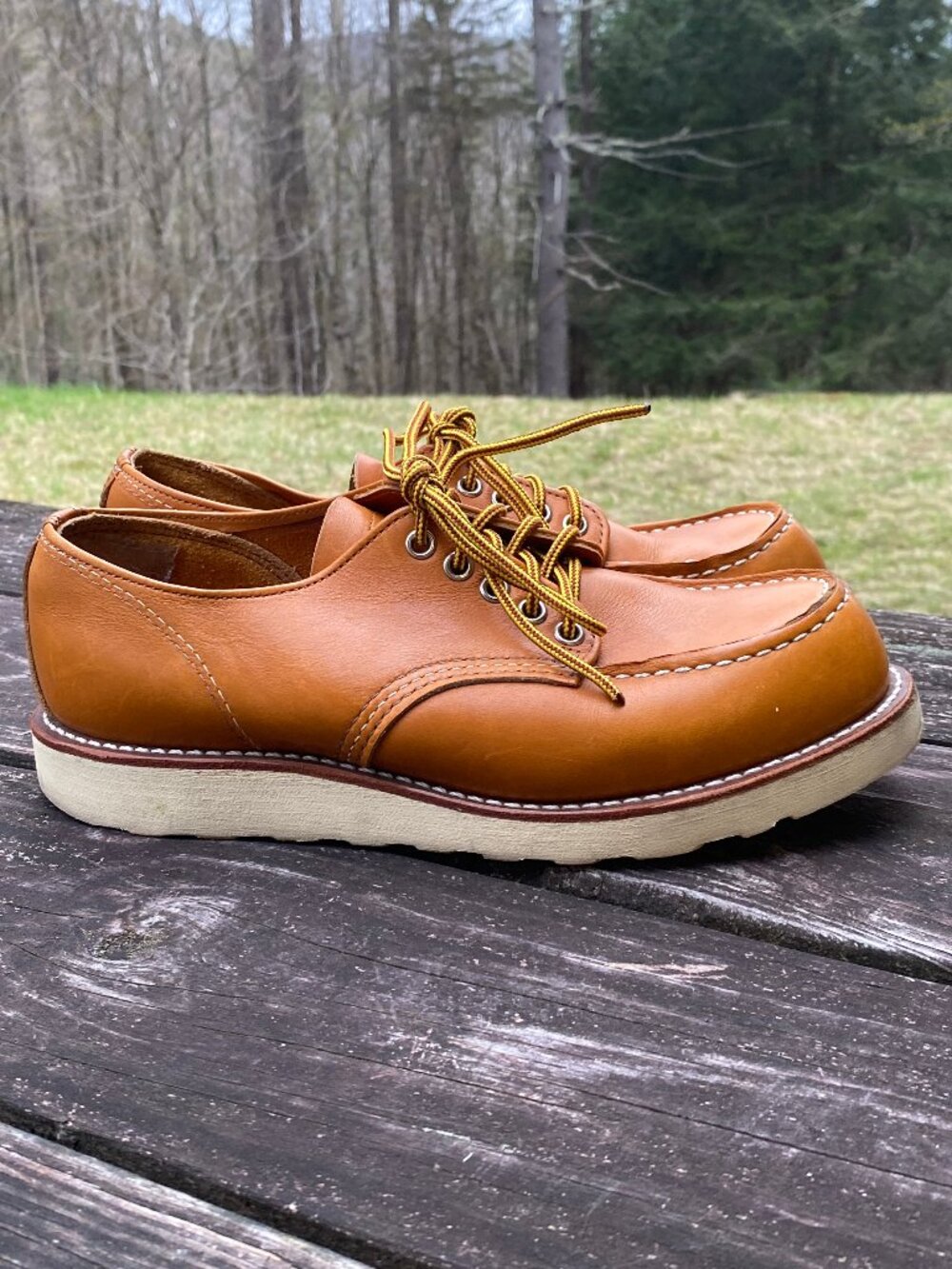 MENS Red Wing Heritage Leather Work Shoes Size 8D #9895 Made in the USA